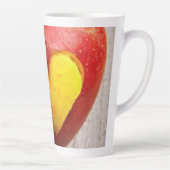 「リンゴ」かわいい写真。買今 カフェラテマグ (右)