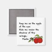 リンゴ・オブ・ゴッズ・アイ マグネット (正面/裏面)