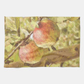 リンゴ キッチンタオル (横)