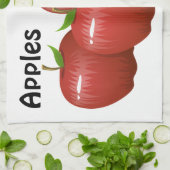 リンゴ キッチンタオル (折り畳み)