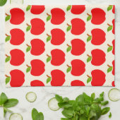 リンゴ キッチンタオル (折り畳み)