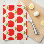 リンゴ キッチンタオル (四つ折り)