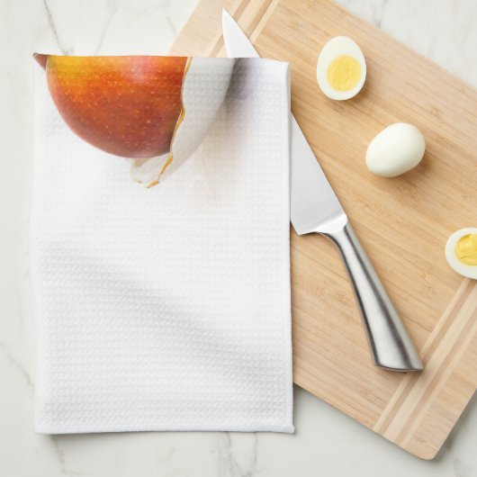 リンゴ キッチンタオル (四つ折り)