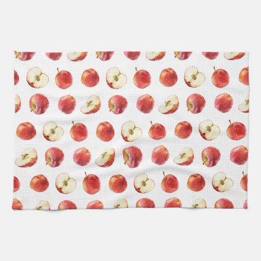 リンゴ キッチンタオル (横)