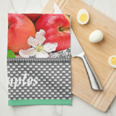 リンゴ キッチンタオル (四つ折り)