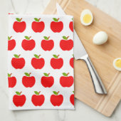 リンゴ キッチンタオル (四つ折り)