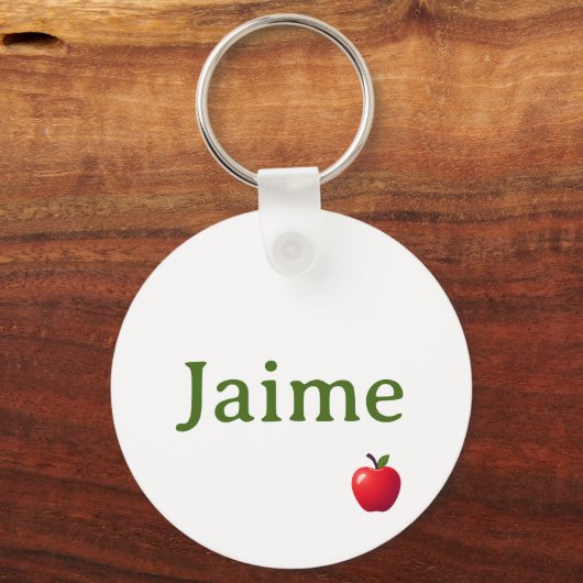 リンゴ！ キーホルダー (裏面)