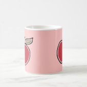 リンゴ コーヒーマグカップ (中央)