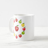 リンゴ コーヒーマグカップ (正面左)