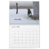 リンゴ・ザ・チョコレート・ラボ・カレンダー カレンダー (1月 2026)