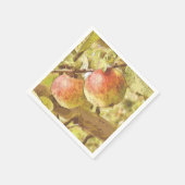 リンゴ スタンダードカクテルナプキン (角)