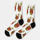 リンゴ ソックス (左)