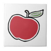 リンゴ タイル (正面)