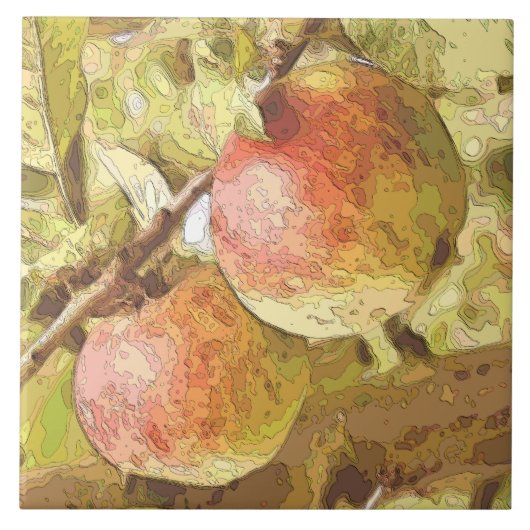 リンゴ タイル (正面)