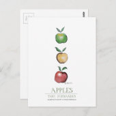 リンゴ、トニー・フェルナンデス ポストカード (正面/裏面)