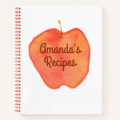 リンゴ ノートブック (正面)