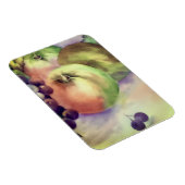 リンゴ ブドウ 梨 感動 - 果物の収穫 マグネット (右側)