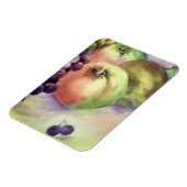 リンゴ ブドウ 梨 感動 - 果物の収穫 マグネット (左側)