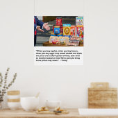 リンゴ、ベーコン、エッグポスター ポスター (キッチン)