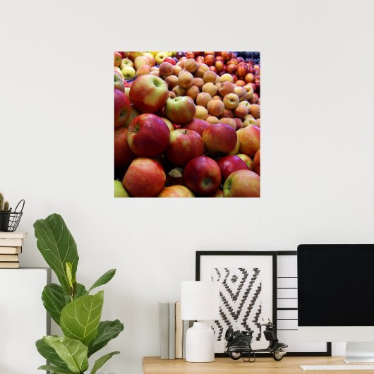 リンゴ ポスター (ホームオフィス)