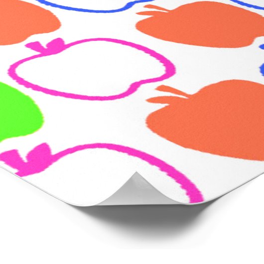 リンゴ ポスター (角)