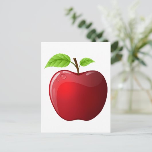 リンゴ ポストカード (スタンド正面)