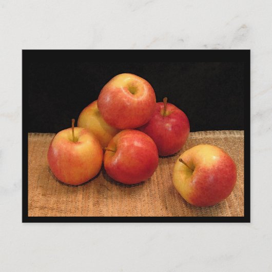 リンゴ ポストカード (正面)