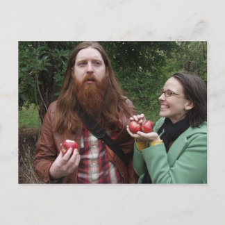 リンゴ ポストカード