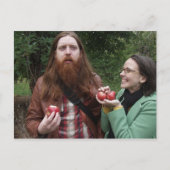 リンゴ ポストカード (正面)