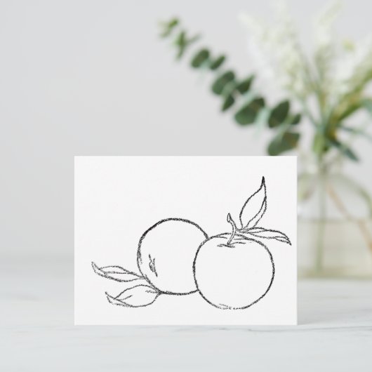 リンゴ ポストカード (スタンド正面)