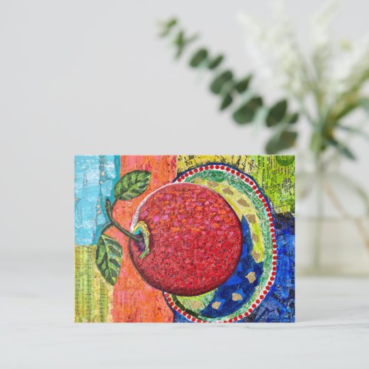 リンゴ ポストカード (スタンド正面)