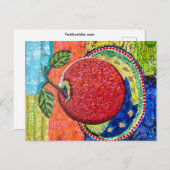 リンゴ ポストカード (正面/裏面)