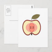 リンゴ ポストカード (正面/裏面)