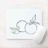 リンゴ マウスパッド (マウス)