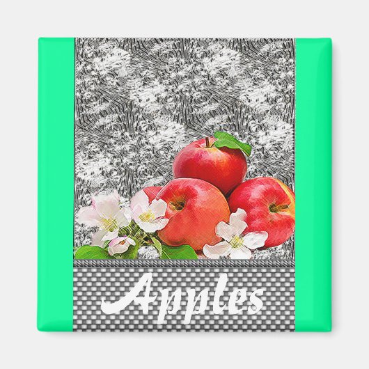 リンゴ マグネット (正面)