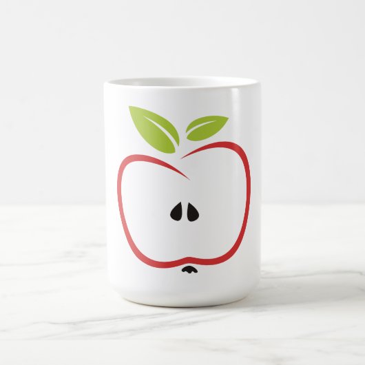 リンゴ(マグ離れ付き) コーヒーマグカップ (中央)