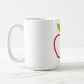 リンゴ(マグ離れ付き) コーヒーマグカップ (左)