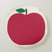 リンゴ ラウンドクッション (裏面)