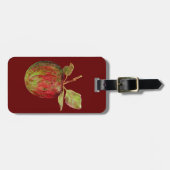 リンゴ ラゲッジタグ (正面横)