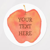 リンゴ ラベル (デザイン1)