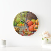 リンゴ ラージ壁時計 (ホーム)