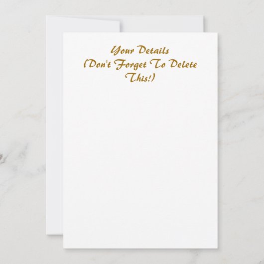 リンゴ 招待状 (裏面)