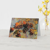 リンゴ、梨、レモン、ブドウ(ヴィンセント・ヴァン・ゴッホ) カード (黄色い花)