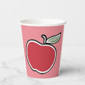 リンゴ 紙コップ (裏面)