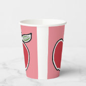 リンゴ 紙コップ (左)