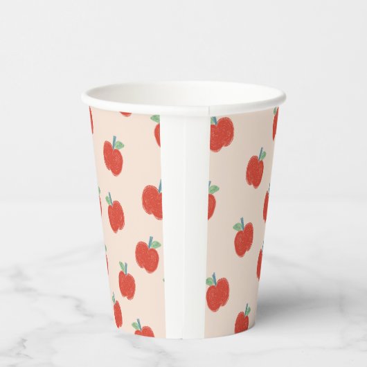 リンゴ 紙コップ (右)