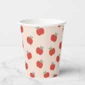 リンゴ 紙コップ (正面)