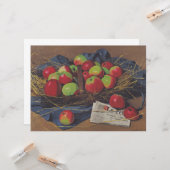 リンゴ（Fellix Vallotton著） カード (正面/裏面インサイチュ)