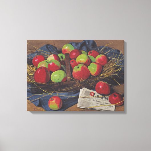 リンゴ（Fellix Vallotton著） キャンバスプリント (正面)