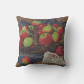 リンゴ（Fellix Vallotton著） クッション (裏面)